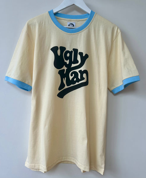 light blue ringer tee